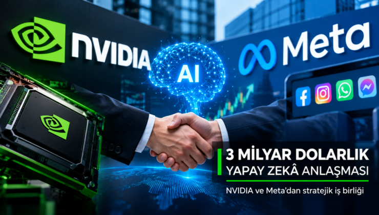 NVIDIA ve Meta Arasında 3 Milyar Dolarlık Yapay Zekâ Anlaşması! Teknoloji Dünyasında Yeni Dönem
