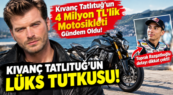 Kıvanç Tatlıtuğ’un 4 Milyon TL’lik Motosikleti Gündem Oldu! Toprak Razgatlıoğlu Detayı Dikkat Çekti